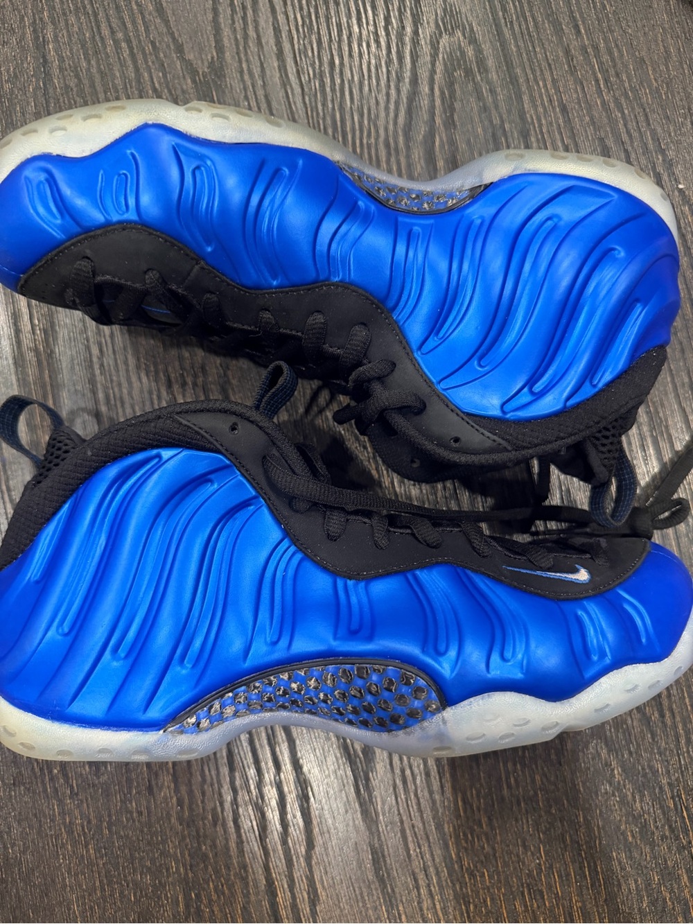 Nike Air Foamposite One International Blue Men Sz 8.5 Basketball Shoes